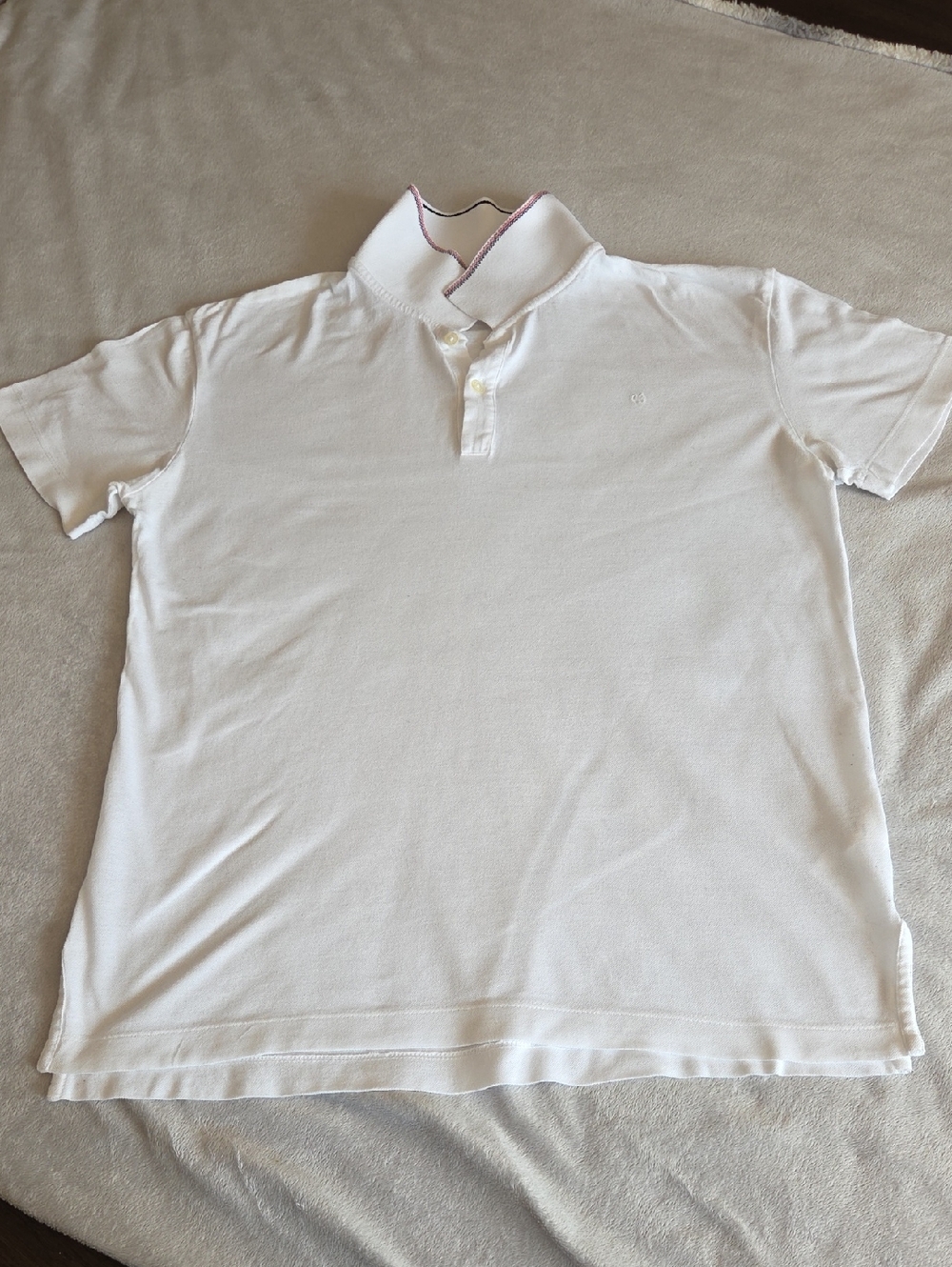 Paul Smith White Polo Shirt, Size M